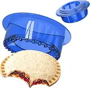 YUMKT Sandwich Cutter and Sealer,Cookie cutter Cool Sandwich Cutters for Kids Breakfast Sandwich Maker Cute Peanut Butter and Jelly Sandwiches DIY Lunchbox and Bento Box of Boys Girls (5, Blue)