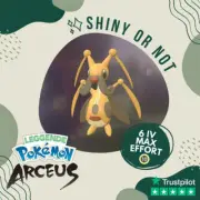 Kricketune Shiny ✨ Legends Pokémon Arceus 6 IV Max Effort Alpha Leggende Custom