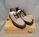 NIB Dr. Martens Jacy Air Wair Women's Canvas Shoes/Trainers US L 7 Mid Grey