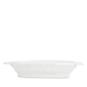 Vietri Pietra Serena Handled Oval Bowl