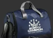 SCOTTY CAMERON BLUE WEEKENDER TRAVEL BAG CIRCLE T CLUB CAMERON