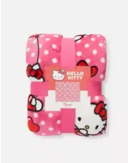 Hello Kitty Sports Fleece Throw Blanket