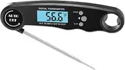 NAMOARLY Foldable Thermometer Kitchen Thermometer with Removable Probe for Accurate Meat BBQ Readings Lightweight and Portable Cooking