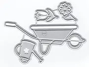 DzIxY Nice Flower Trailer Metal Cutting Dies for Card Making Kit Embossing Paper Die Cuts Scrapbook Machine Stencils Storage Pockets Supplies