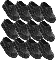 Abaodam Prince Shoes Collection 20 Pairs Micro Dollhouse Shoes for Doll Landscape Dollhouse Decoration