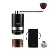 Manual Coffee Grinder Hand Coffee Grinder 6 External Adjustable Setting Stain...