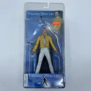 Freddie Mercury Queen Yellow Jacket 1986 Magic Tour By NECA New In Box Sealed