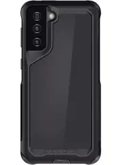 Ghostek ATOMIC slim Clear Metal Case Designed for Samsung Galaxy S21 S21+ Plus