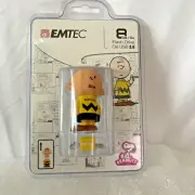 Peanut EMTEC 8 GB Flash drive USB 2.0 new Charlie Brown New sealed