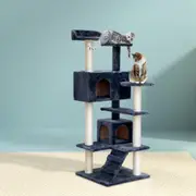 134cm Cat Tree i.Pet Scratching Post Scratcher Tower Condo House Furniture Wood