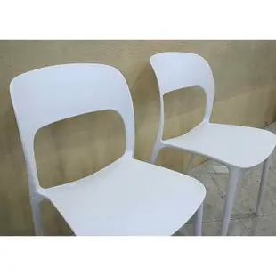 【歐風別館】約克北歐風白色餐椅【可堆疊~】