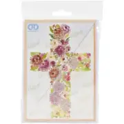 DIAMOND DOTZ DIAMOND ART GREETING CARD KIT 5"X7" - BLESSINGS DESIGN