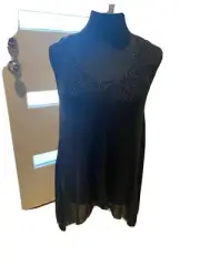 sass and bide second symphony knit tank black size small