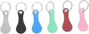 [HORIALENCE] 6PCS Shopping Trolley Tokens Stainless Steel Keychain Accessories for Grocery Carts Compact and Lightweight Quarter Holders Steel