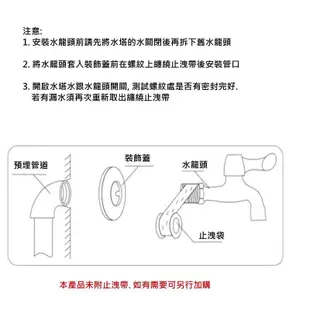 廚房入牆水龍頭 冷熱菜盆龍頭 雙孔旋轉龍頭【AI465】