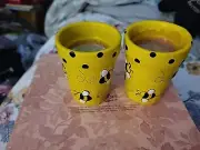 Honeybee Themed Clay Candles & Holders NIB