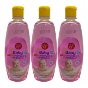 2-In-1 Baby Shampoo & Conditioner - Classic Formula, 15oz. (443ml) (Pack of 3)