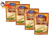 Hospitality Old Fashioned Fruit Cobbler Mix or Fruit Crisp Mix - Four 7 Oz. Pack