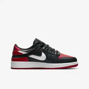 【NIKE 耐吉】籃球鞋 運動鞋 AIR JORDAN 1 LOW FLYEASE GS 男鞋 女鞋 大童 黑紅(DN4639066)