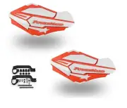 Powermadd Sentinel Handguard Guards Kit Mount Red White Kawasaki KFX 400 KFX400