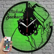 LED Clock Michael Jackson Vinyl Record Wall Clock Led Light Wall Clock 1542