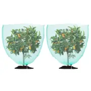 2-Pack Garden Plant Netting, 3.3 x 3.3 Feet Fruit Trees Bird Netting [Green]