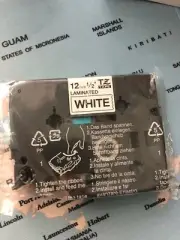 White Label Tape P-Touch Ribbons for Brother TZ-231 Laminated
