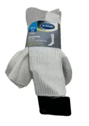 Dr Scholl’s Men’s Advanced Relief Blister Guard Crew Socks Size 13-15 3 Pack New