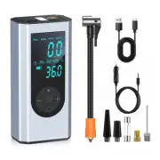 Tire Inflator Portable Air Pump Car with Tire Pressure Gauge Smart Pump 12V