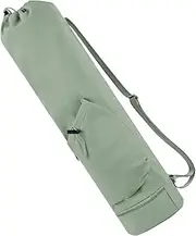 Perfeclan Yoga Mat Bag Exercise Yoga Mat Holder Gym Bag Women Men Zipper Adult Carrying Bag with Drawstring for Workout Exercise Sports