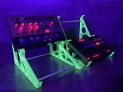 X4 Angled Stand for all KORG Volca Series Modules - Special Edition LUMINESCENT