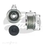Gates Alternator Pulley - OAP7177