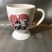 Vtg Pepe Le Pew & Penelope Pedestal Mug Looney Tunes Cup 2000 Warner Bros Store