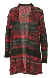 Heritage Print Knit Cardigan--HAM-93322M1