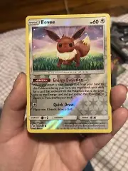 Eevee 101/149 SM Set Holo Rare Pokemon Card Mint
