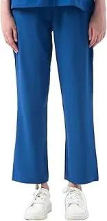 [Leaddol] Scrub Pants for Women, Mid Rise Straight Leg Medical Uniform Pants with Waistband, Four-Way Stretch Yoga Pants