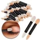 50Pcs Dual Sided Dual Sides Eye Shadow Applicator Sponge Eyeshadow Stick Home