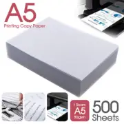 A5 WHITE PRINTER / COPIER PAPER 80 gsm 500 SHEETS PRINTING PAPER LASER INK_JET