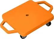 Floor Scooter Board with Handles for Kids Play Equipment Sensory Training Portable with Rollers Sit Down Scooter for Backyard
