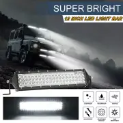 12 Inch LED Work Light Bar Spot Flood Combo Beam Offroad Driving Lights 4WD 4x4