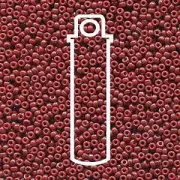 Duracoat Opaque Dyed Red Miyuki Seed Beads 15/0 (15-94469-TB)