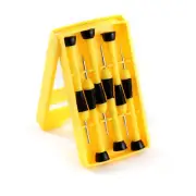 6pc Universal Tool Complete Professional Precision Screwdriver Set & Sturdy Case