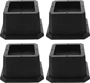 ETHZZLE Bed Risers 4pcs Furniture Leg Risers for Sofa Table Chair Couch Bed Lifts Anti-Slip Rubber Pad