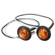 1PCS 12V-24V LED Side Marker Light Indicator Lamp Car Bus Truck Trailer Caravan Lorry 8084 AMBER