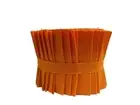 20 2.5" Pre Cut Jelly Roll Quilt Quilting Strips 100% Cotton Solid Tangerine