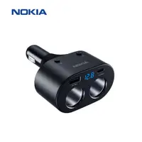 在飛比找松果購物優惠-【NOKIA 電壓顯示PD+QC一轉二車充】 P6106N 