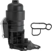 X AUTOHAUX No.263003CAB1 Complete Engine Oil Filter Housing Assembly for Kia Sedona Sorento Cadenza 2014-2016 Engine Oil Filter with Gaskets for Hyundai Santa Fe Azera 2013-2019 V6 3.3L 3.5L