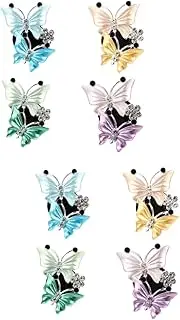 Vaguelly 8 Pcs Perfume Clip Automobile Clip Car Clip Air Vent Clips Air Conditioning Outlet Diffuser Aromatherapy Diffusers Automobile Aromatherapy Clip Charm Aromatic Zinc Alloy