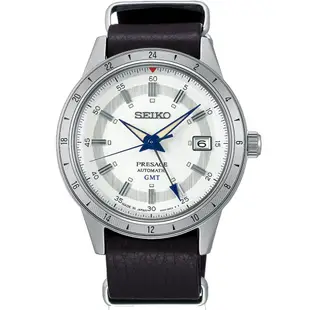 SEIKO 精工 Presage Style60’s系列復古 限量 110週年GMT機械錶-4R34-00E0J/SSK015J1