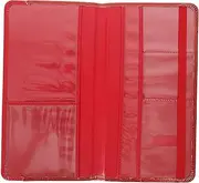 [Baluue] Travel Passport Cover Lightweight PU Passport Storage Holder Compact Organizer for Travel Essentials Durable Certificate Wallet for Men Women